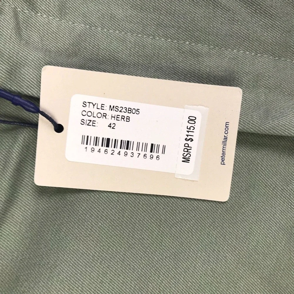 Peter Millar Pilot Twill Shorts Mens 42 Herb Classic 8